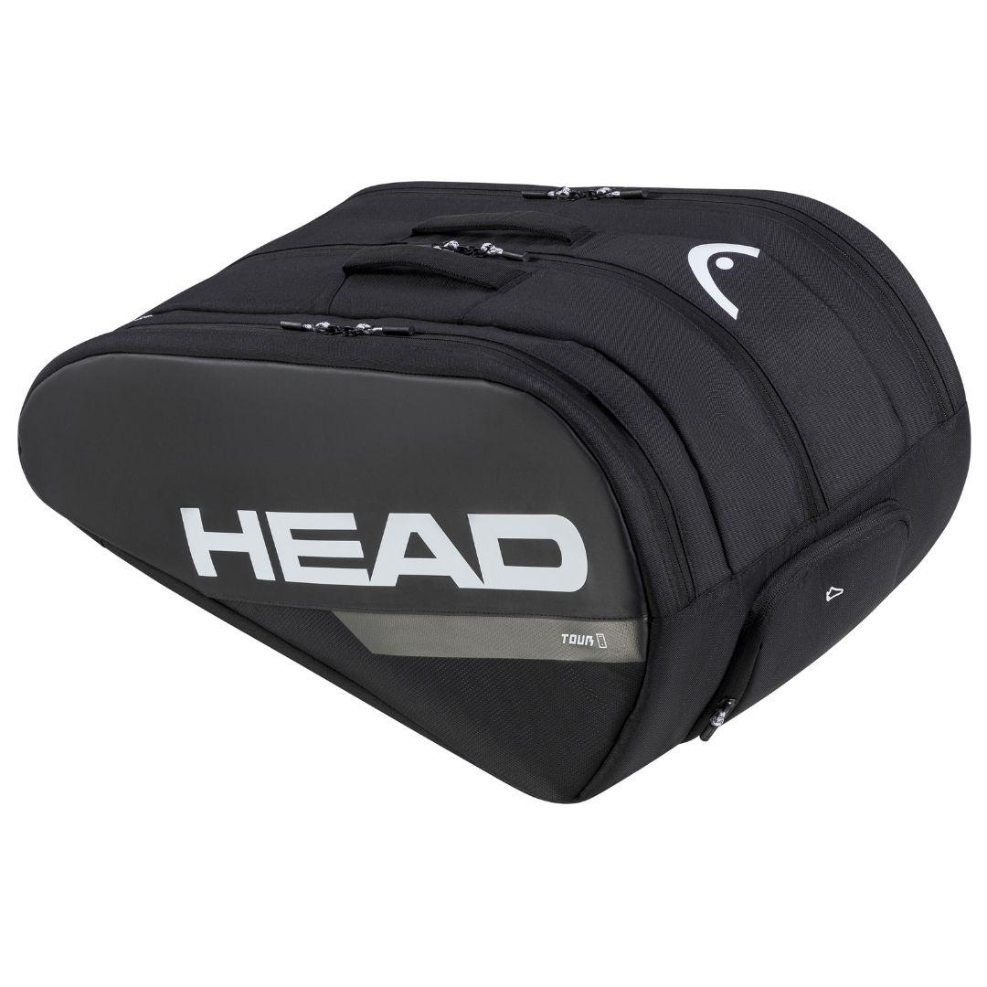 Svartvit Head Tour Padel Bag L sedd från sidan